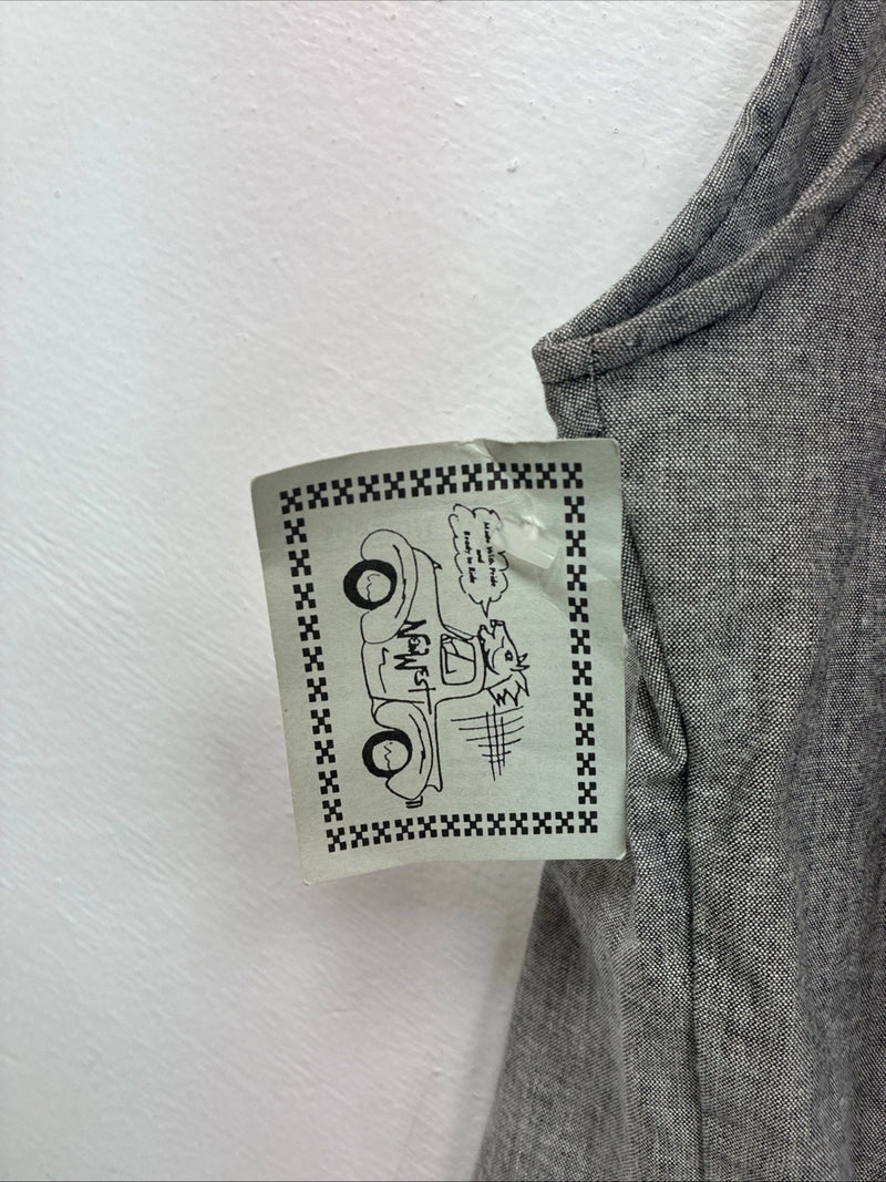 New Women’s Cowboy Threads Gray Sleeveless Button Up Size Small TT-46