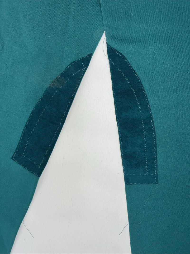New Women’s Turquoise Schooling English Sweats. XL  A-168