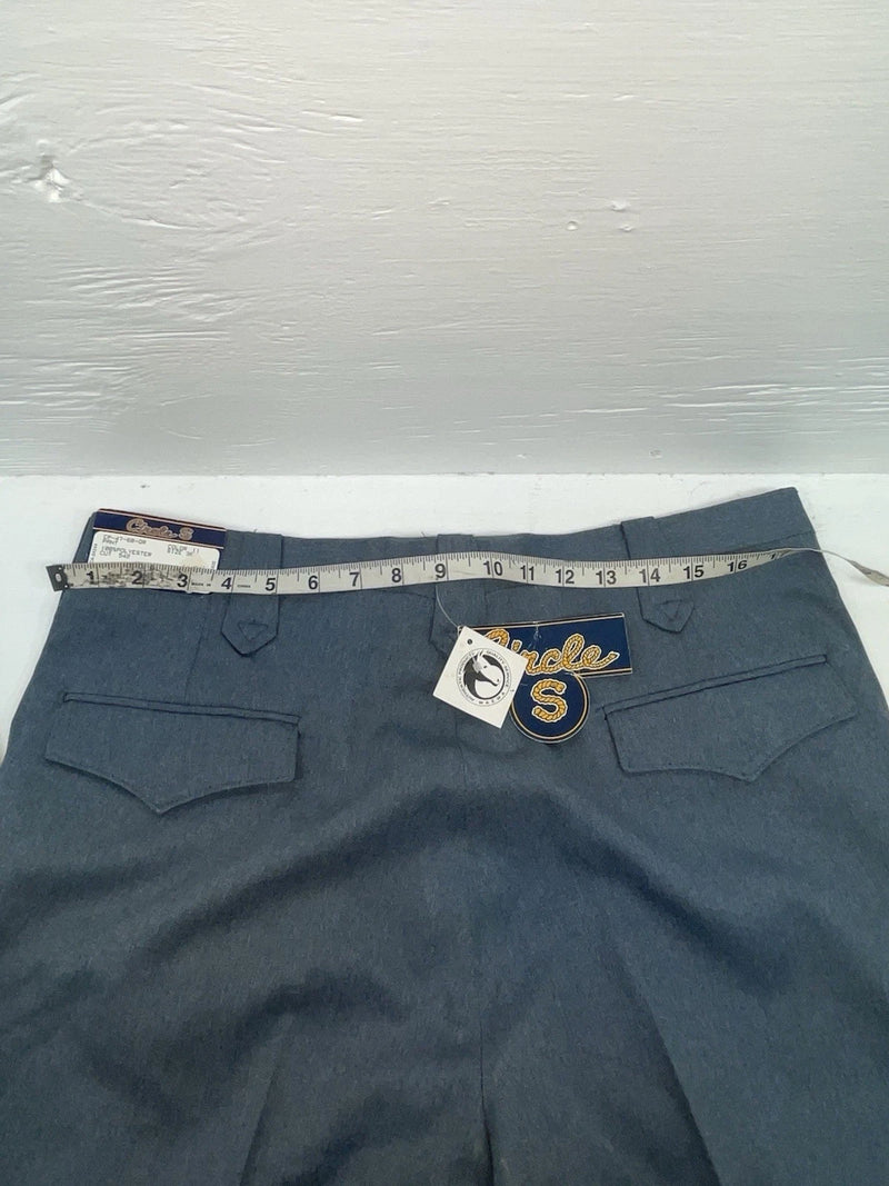 New Vintage Blue Circle S Polyester Pants #CP4768QR SS-30