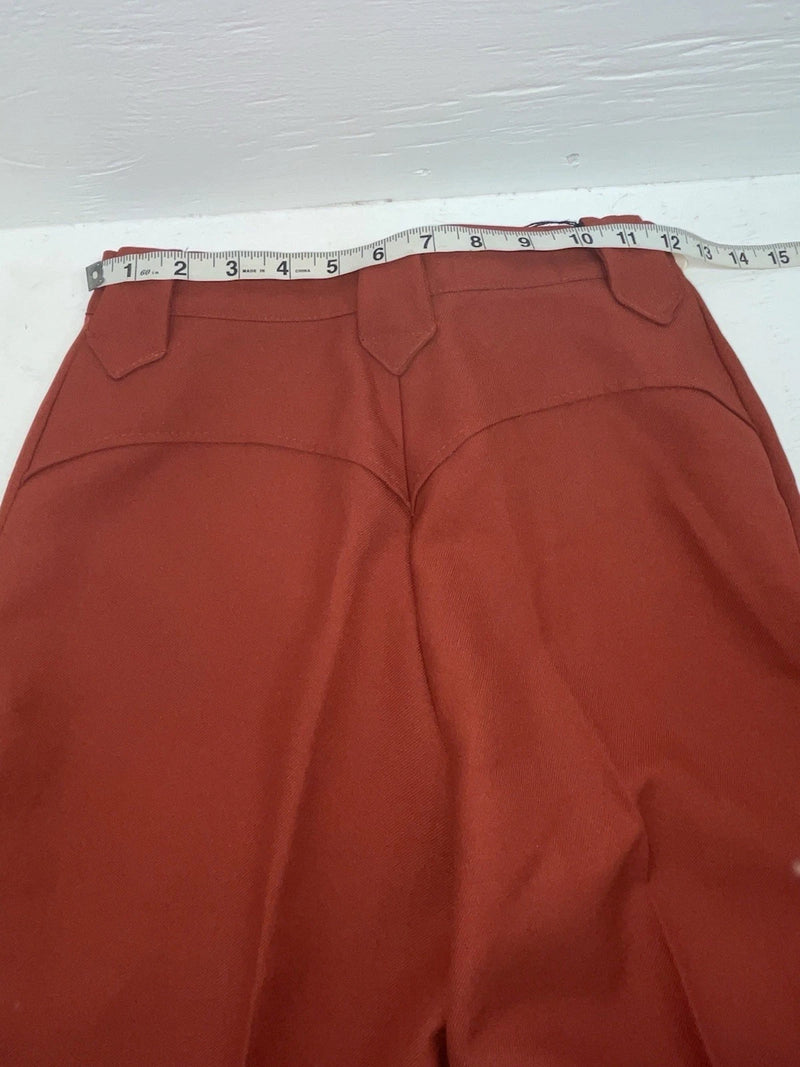New Vintage Red Panhandle Slim Polyester Pants #735 VV-103
