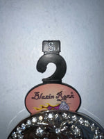 New Leopard Print Genuine Leather Blazin Roxx Bling S Belt #N1330999 Z-51