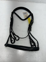 New Silver Fox Black Full Weymouth Show Bridle #20-05677-2-0 BB-36 