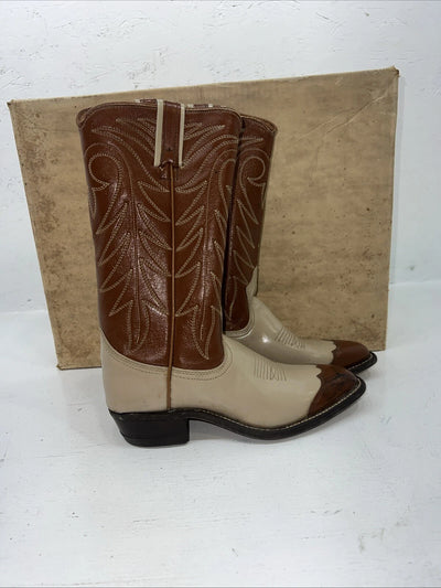 New Women’s Texas Imperial Brown Cowboy Boots. 59 6 N. 20-11