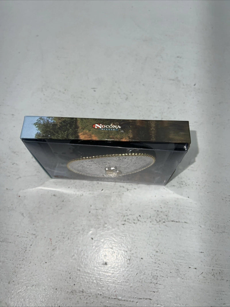 New Women’s Nocona Gold Silver “L” Belt Buckle. 37572-L  A-113