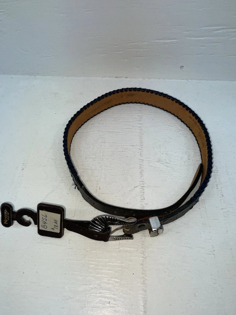 New Blue Genuine Leather Nocona Weaved 28” Belt #B456 NN-71