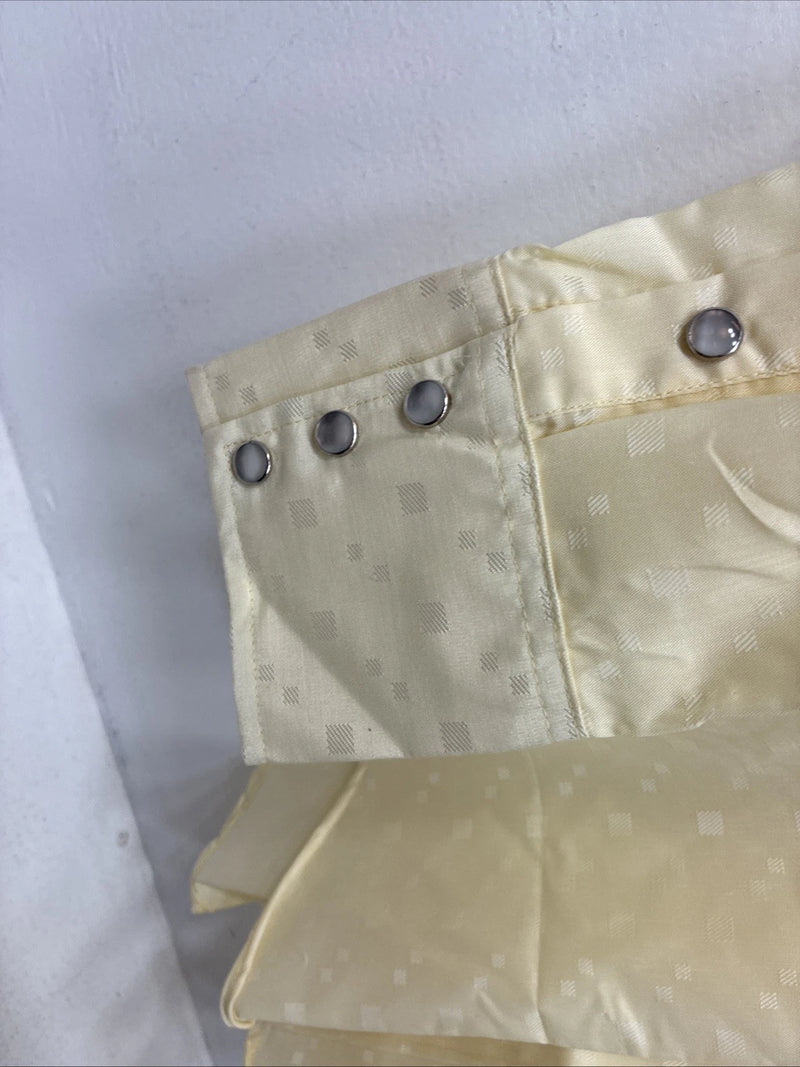 New Women’s H Bar C Yellow Long Sleeve Pearl Snap 16.5 X 34 XL II-36
