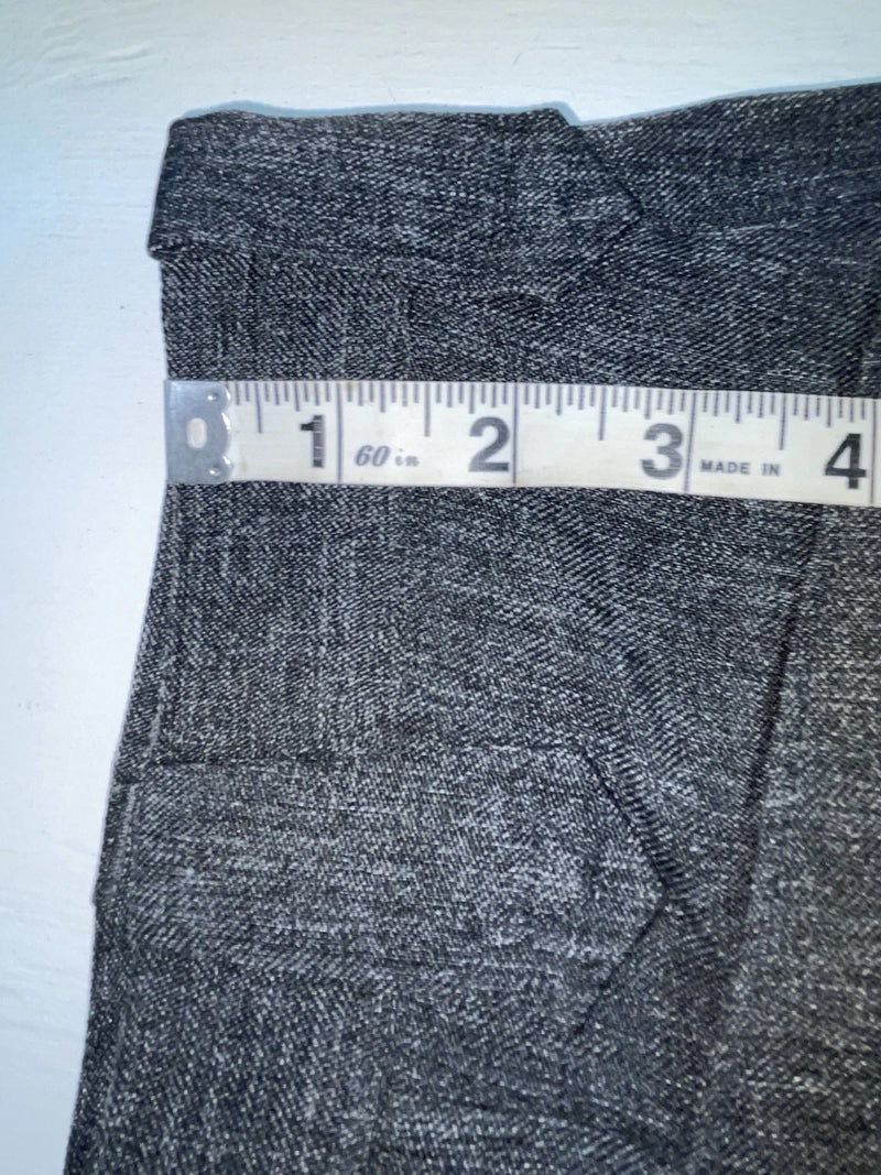New Vintage Gray Circle S Polyester Pants #CP4776 XX-74