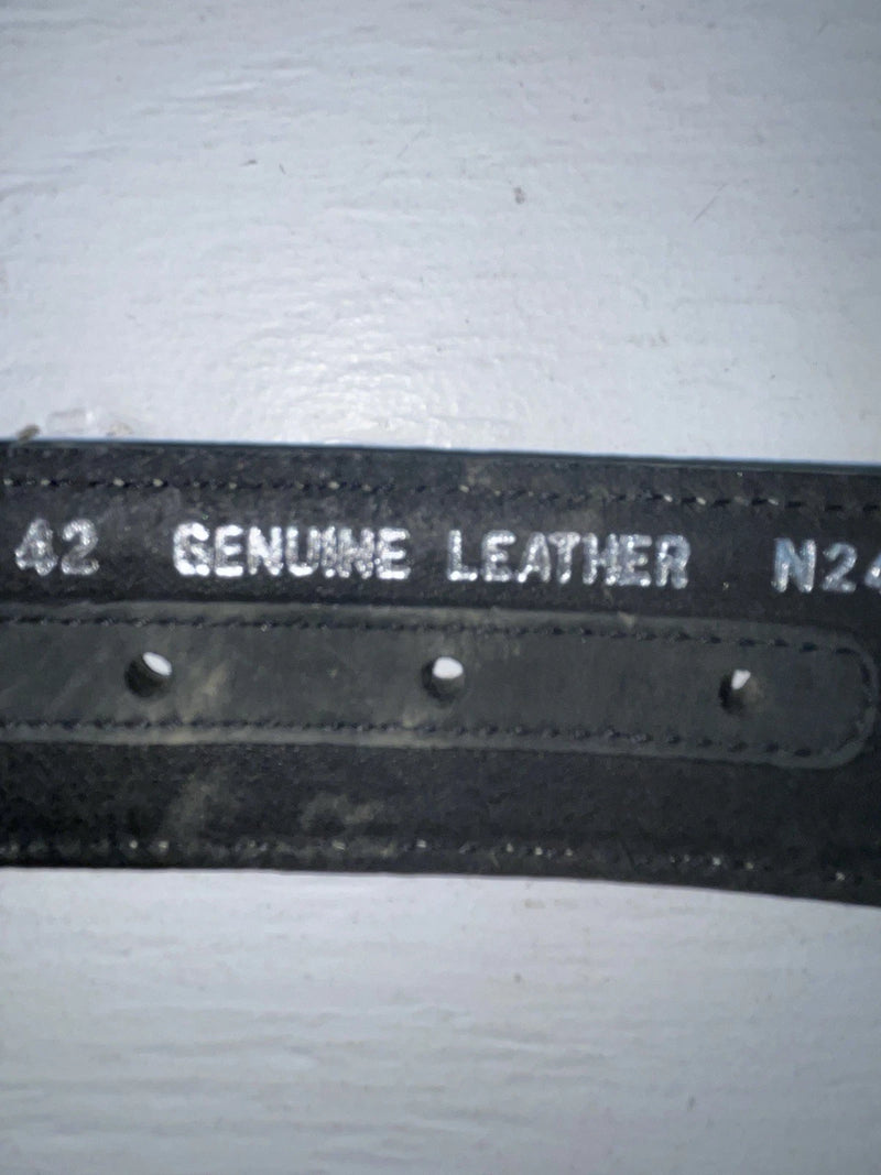 New Cow Print Genuien Leather Nocona Black Stud 42” Belt #N2440501 NN-123