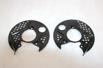 96 Kawasaki Bayou 300 Oem Front Brake Disc Guard Set 55020-1304 55020-1305 AK19