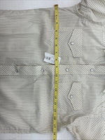 New Kids White Horse Yellow Stripe Long Sleeve Pearl Snap XL DD-61