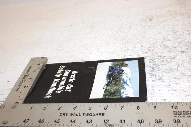 1999 Arctic Cat Zr 600 Oem Safety Handbook SA19