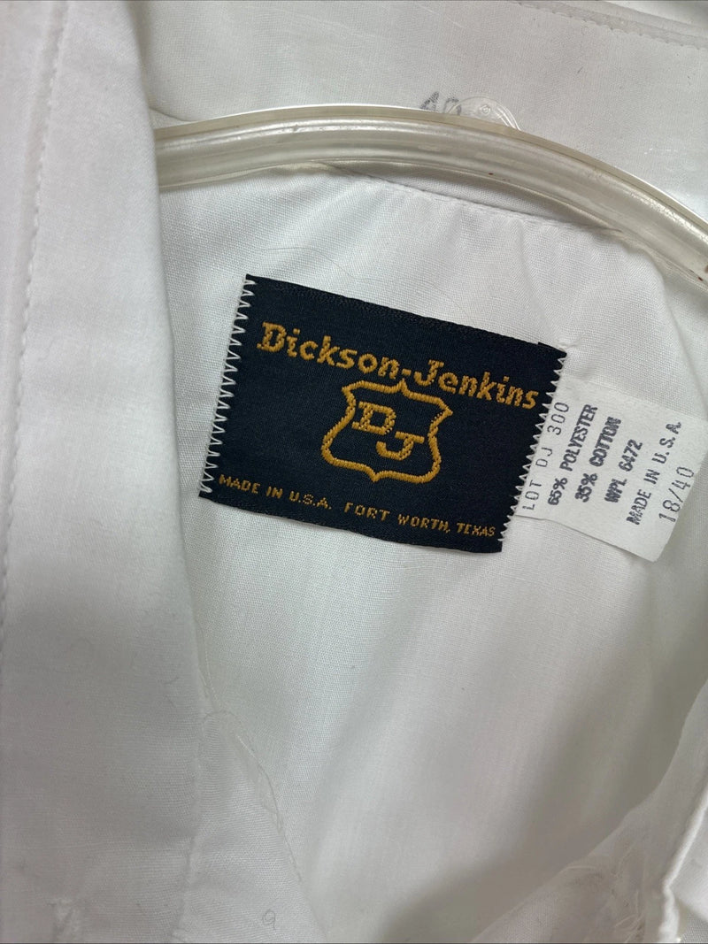 New Women’s Dickson Jenkins White Long Sleeve Pearl Snap Size 18 GG-16