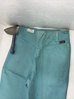 New Women’s Turquoise Wrangler Silverlake Relaxed Fit Denim Jeans. 7/8x32 O-17