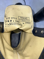 New Women’s Navy Lace Up Texas Brand Cowboy Boots. 4445 7.5 7 1/2 M. 18-27