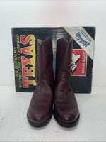 New Men’s Red Texas Brand Cowboy Boots. 8963 10 D. 6-80