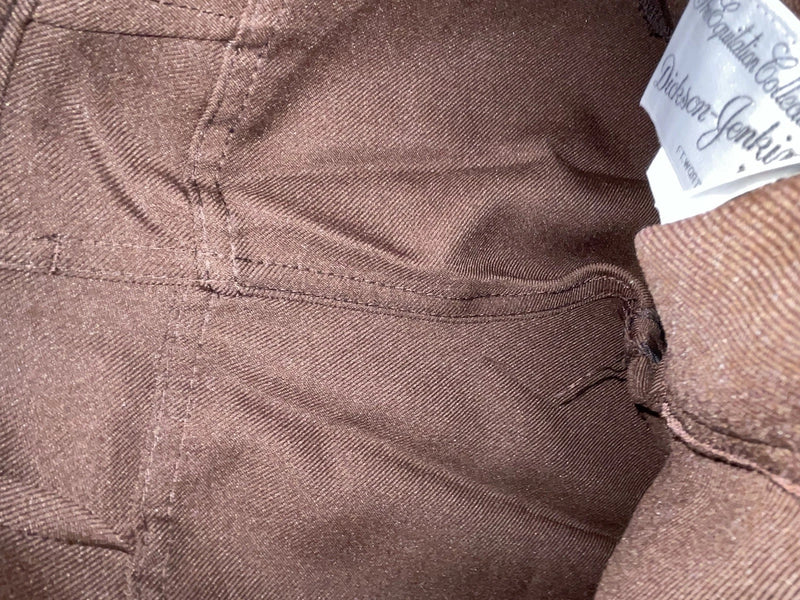 New Vintage Brown Dickson Jenkins Polyester Pants #9928 VV-55