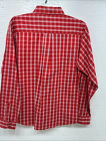 New Boy’s Wrangler Red Flannel Long Sleeve Button Up 2XL F-104