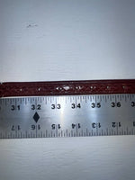 New Red Genuine Leather Tex Tan Weaved 34” Belt #02/4566 JJ-17