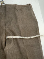 New Vintage Brown Circle S Polyester Pants #CP4776 OO-25