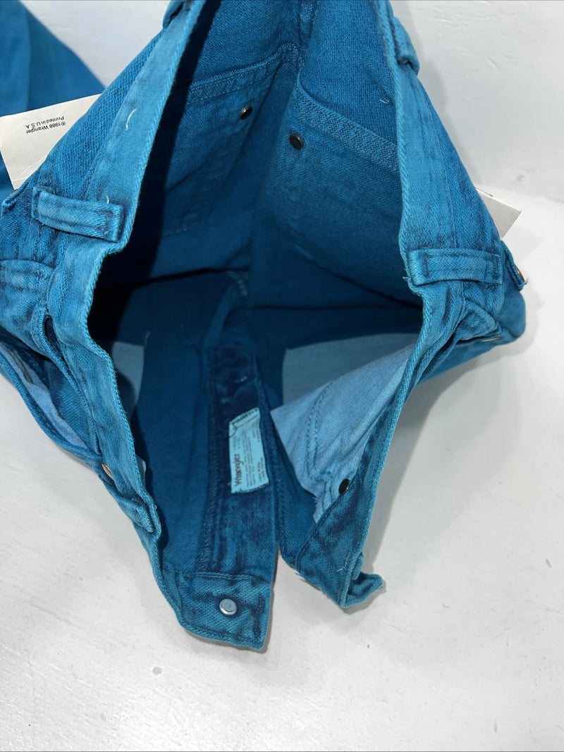 New Women’s Blue Wrangler Cowboy Cut Regular Fit Denim Jeans. 9/10x36 P-18