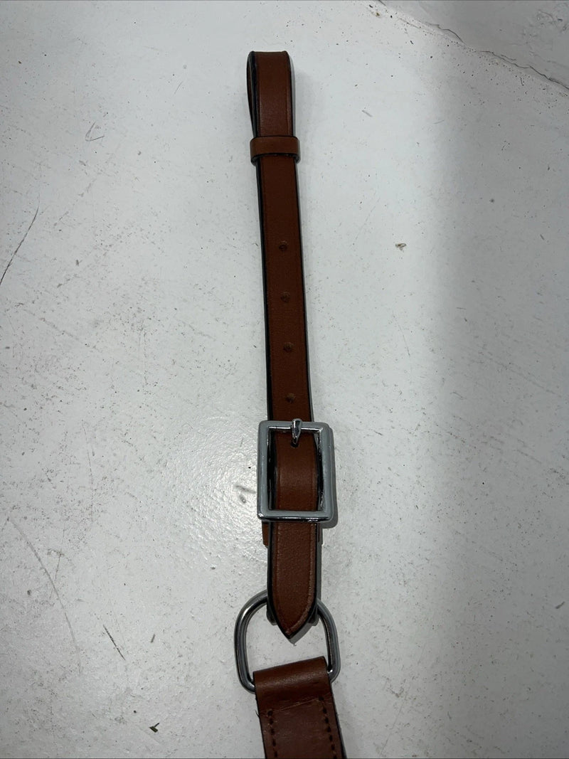 New Light Oil Brown Genuine Leather Breast Collar Y-26