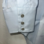 New Men’s Champion Western Blue Long Sleeve Pearl Snap 14.5 X 32 Small B-50