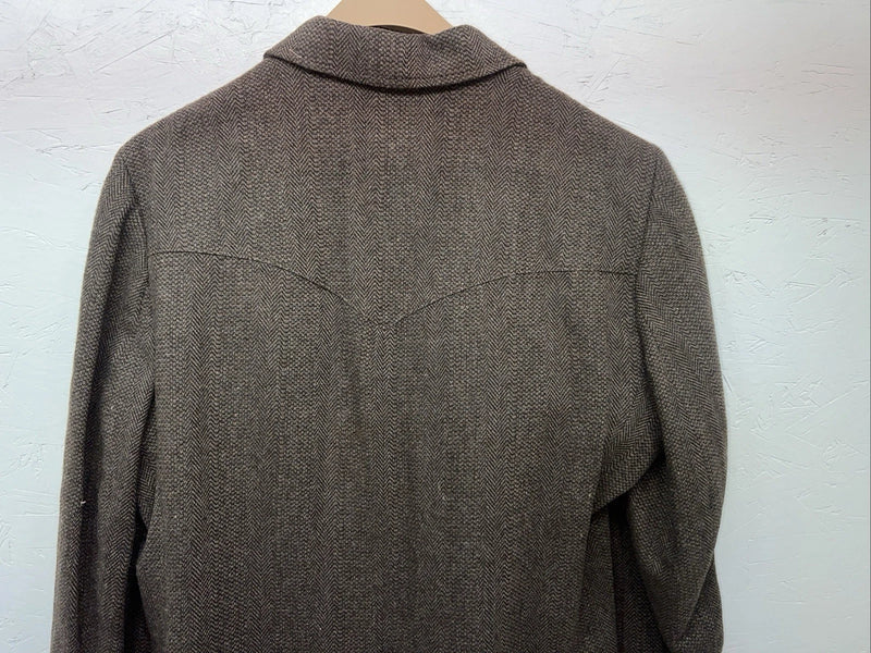 New Men’s Pioneer Wear Brown Suit Jacket 46L #12580 HH-605