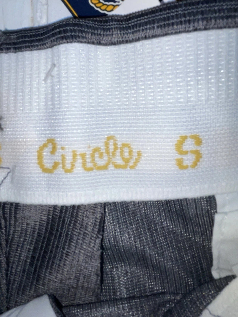 New Vintage Gray Circle S Polyester Pants #CP5091 OO-10