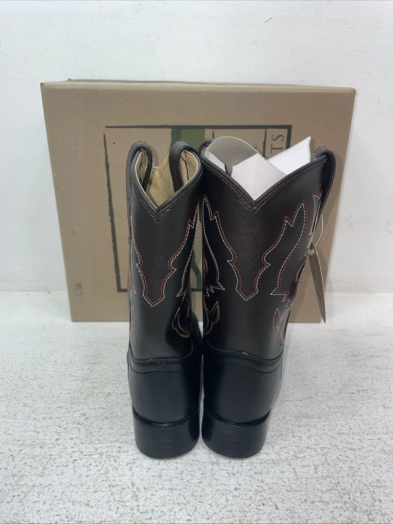 New Kids Black Smoky Mountain Cowboy Boots. 1110 C 13 D. 23-64