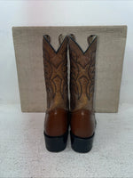 New Youth Brown Sears Cowboy Boots. 658 64889 4 D. 22-94