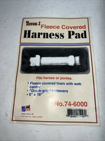 New Tough 1 Fleece Covered Harness Pad Horse Or Pony 6” X 18” #74-6000 HH-6