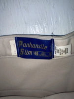 New Vintage Beige Panhandle Slim Polyester Pants #73M2216 3A-75