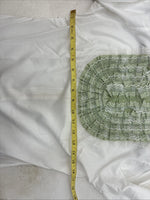 New Women’s Trail Ridge White Green Design Long Sleeve ZipUp Back Size 34 YY-107