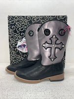New Children’s Purple Blazin Roxx Cowboy Boots. 4451201 13.5 13 1/2. 23-57
