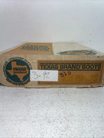 New Men’s Black Texas Brand Cowboy Boots. 6035 8.5 8 1/2 D. 3-92