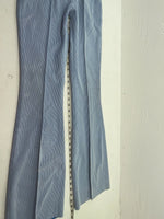 New Vintage Blue Checkered Dickson Jenkins Polyester Pants #536 ZZ-41