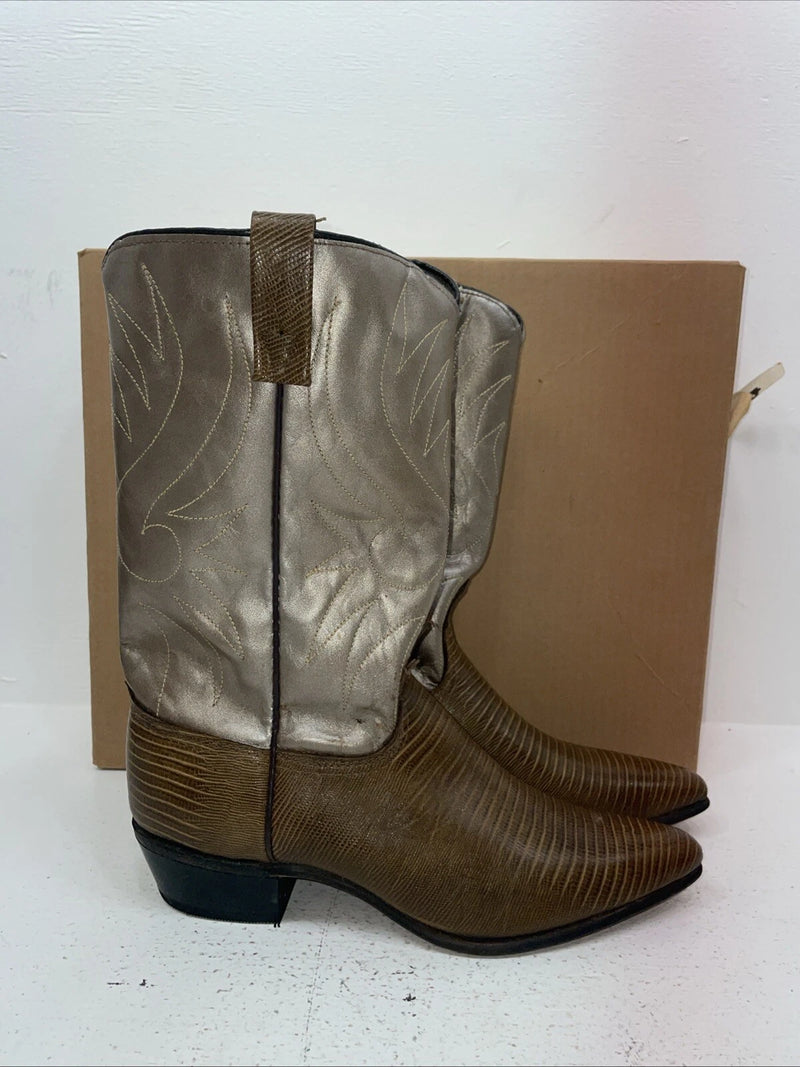 New Women’s Brown Acme Cowboy Boots. 644 8.5 8 1/2 C. 15-38