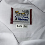 New Women’s White Tough 1 Comfort Riders Short Sleeve Riding Shirt. 44 D-34