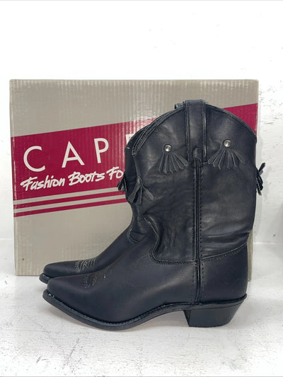 New Women’s Black Capezio Cowboy Boots. L 840 7 M. 18-116