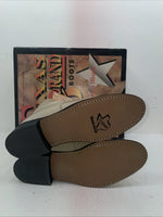 New Women’s Cream Texas Brand Cowboy Boots. 4469 & M. 16-108