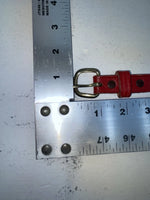 New Red Genuine Leather Wright 30” Belt #10492 Z-85