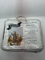 New Showman Luxury Mink Praying Cowboy Print 75”X96” Queen Blanket #805 MM-604