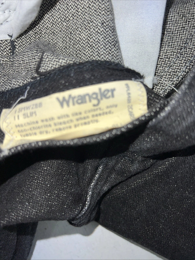 New Boys Black Wrangler Pro Rodeo Cowboy Cut Denim Jeans. 11/23 1/2 C-4