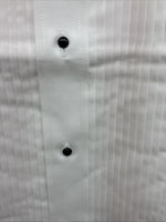 New Classix White Long Sleeve Button Up English Shirt 18-18.5 2XL X-90