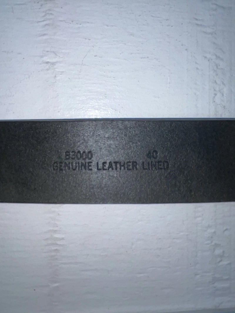 New Black Genuine Leather Badger 40” Belt #B3000 JJ-101