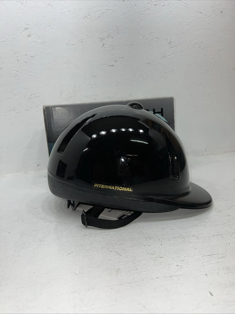 New Women’s Black IRH English Riding Helmet. 108717 Large. 12-97