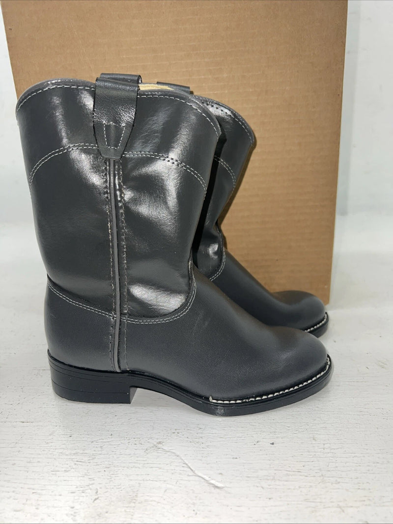 New Children’s Gray Bronco Cowboy Boots. 11.5 11 1/2 D. 24-87
