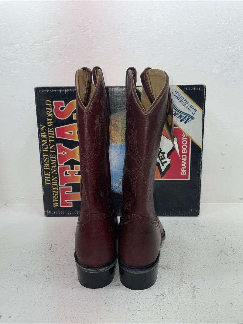 New Men’s Red Texas Brand Cowboy Boots. 7963 10.5 10 1/2 D. 7-84