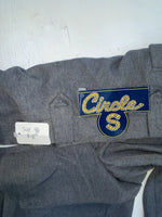 New Vintage Gray Circle S Polyester Pants #CP4768 NN-160