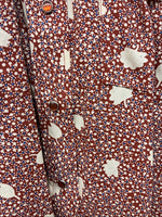 New Women’s Panhandle Slim Floral Long Sleeve Pearl snap Size 14.5 MM-1